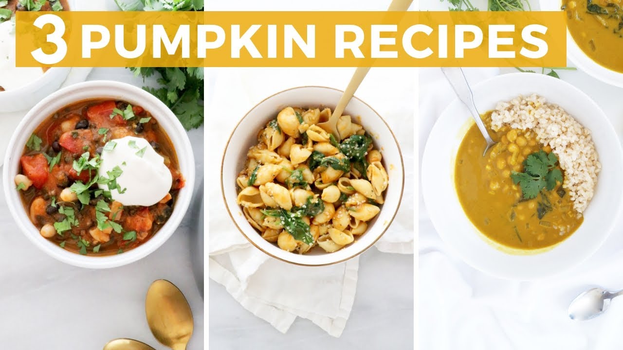 3 Easy & Healthy Pumpkin Recipes | Healthy Grocery Girl