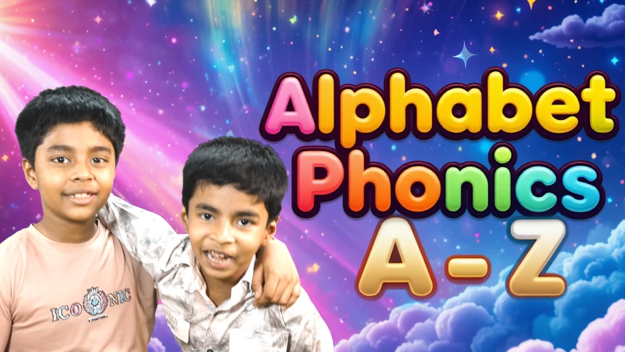 “Learn Alphabet Letters and Phonics A–Z with Krishanth and Krithish”