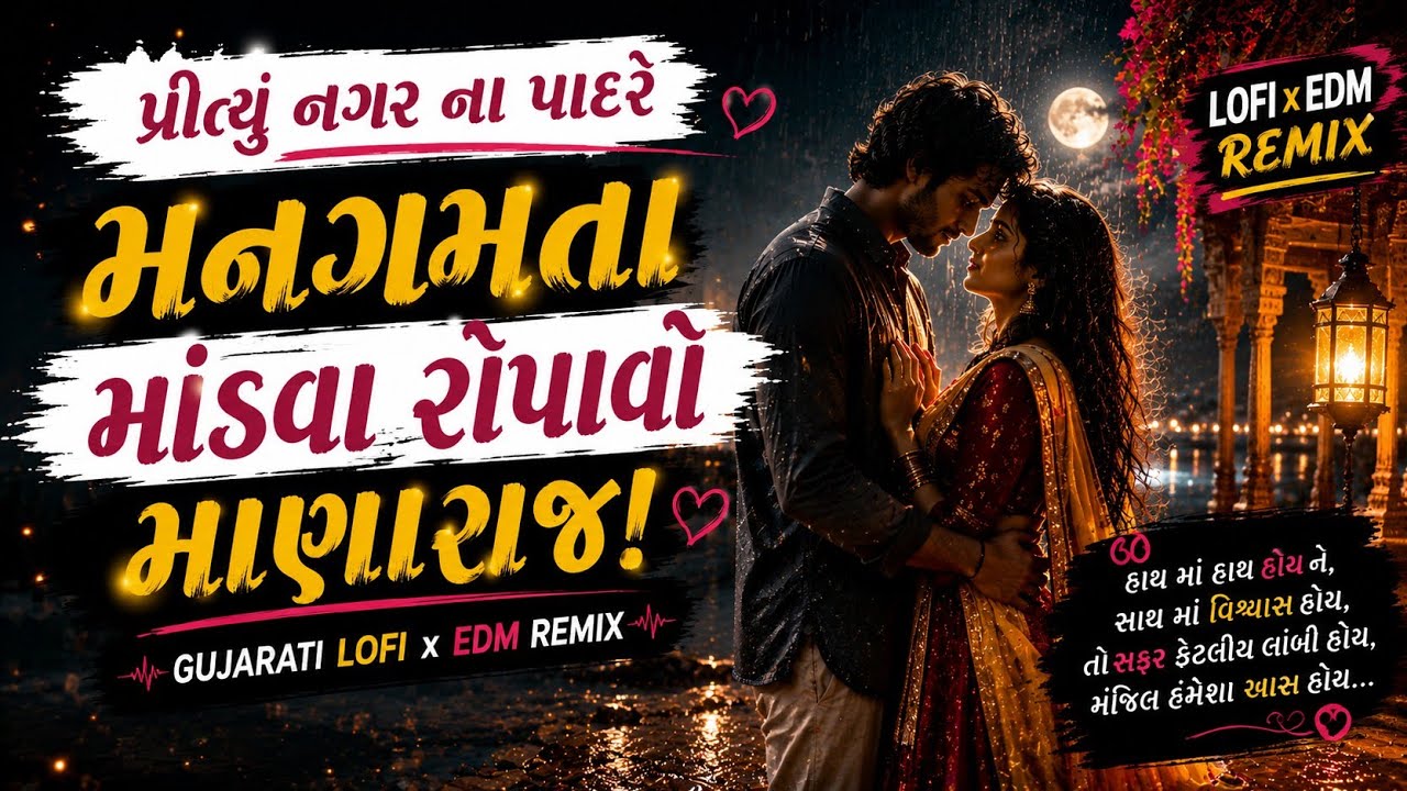 Prityu Nagar Na Padre | Mangamta Mandva Ropavo Manaraj | Gujarati LoFi x EDM Remix 