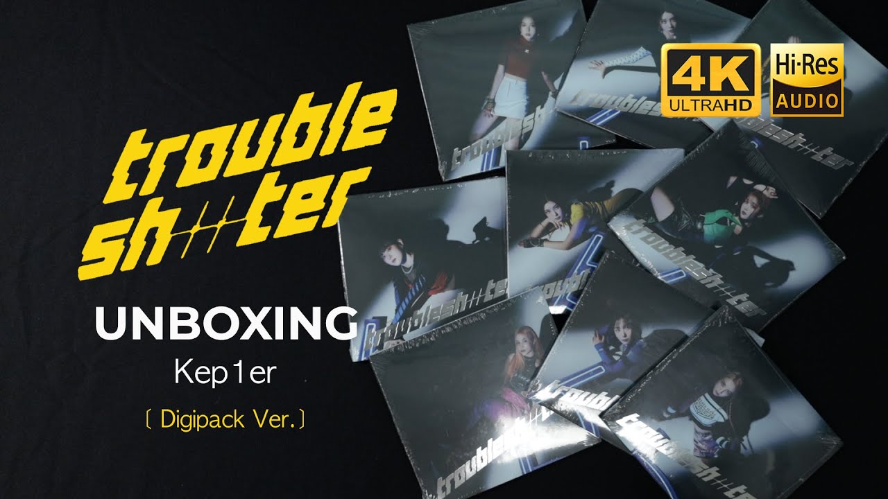 [4K/Hi-Res] UNBOXING KEP1ER 3rd Mini Album - TROUBLESHOOTER (Digipack ver) | 케플러 위프레쉬 컴백 앨범 언박싱