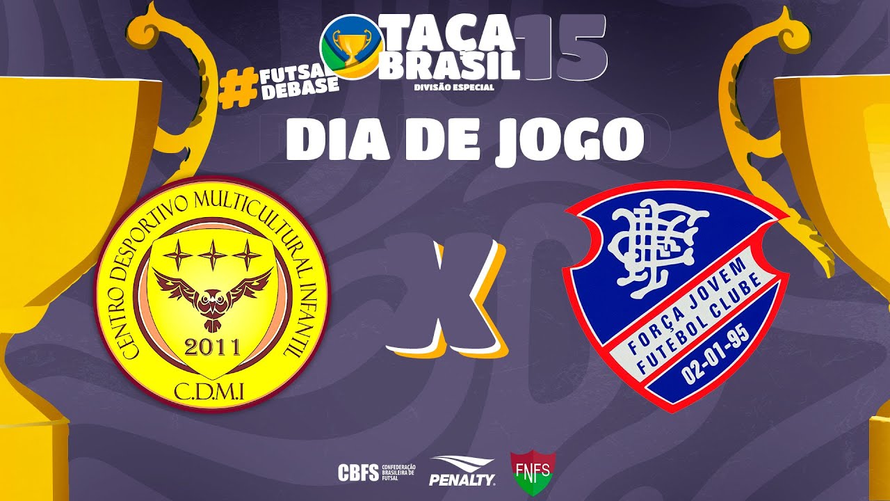 Ta&ccedil;a Brasil Sub15 Masc. Divis&atilde;o Especial | CDMI x For&ccedil;a Jovem | 3&ordf; Rodada | Ao Vivo