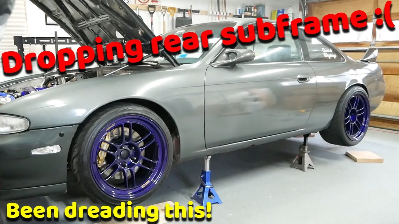 Nissan 240sx Rear Subframe removal, What else is happening? | How to | rb25 s14