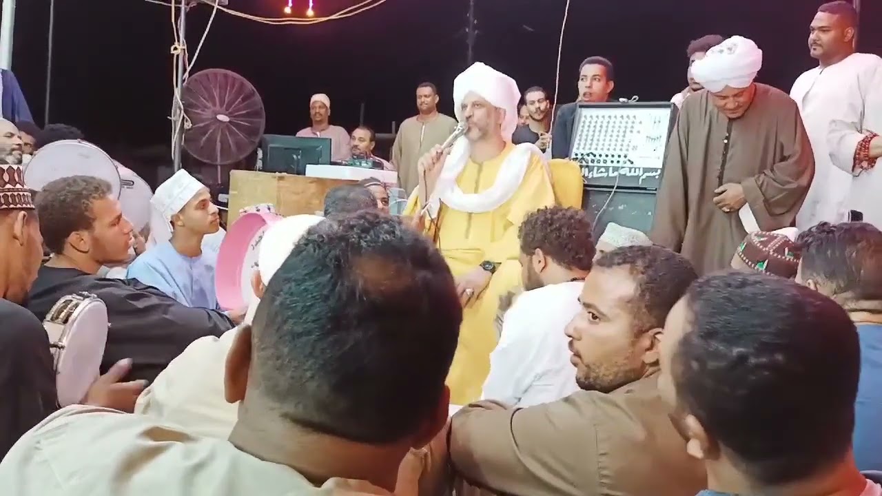 مديح السيد إدريس الشريف الإدريسي في ساحة سيدى أبو الحسن الشاذلي 2022