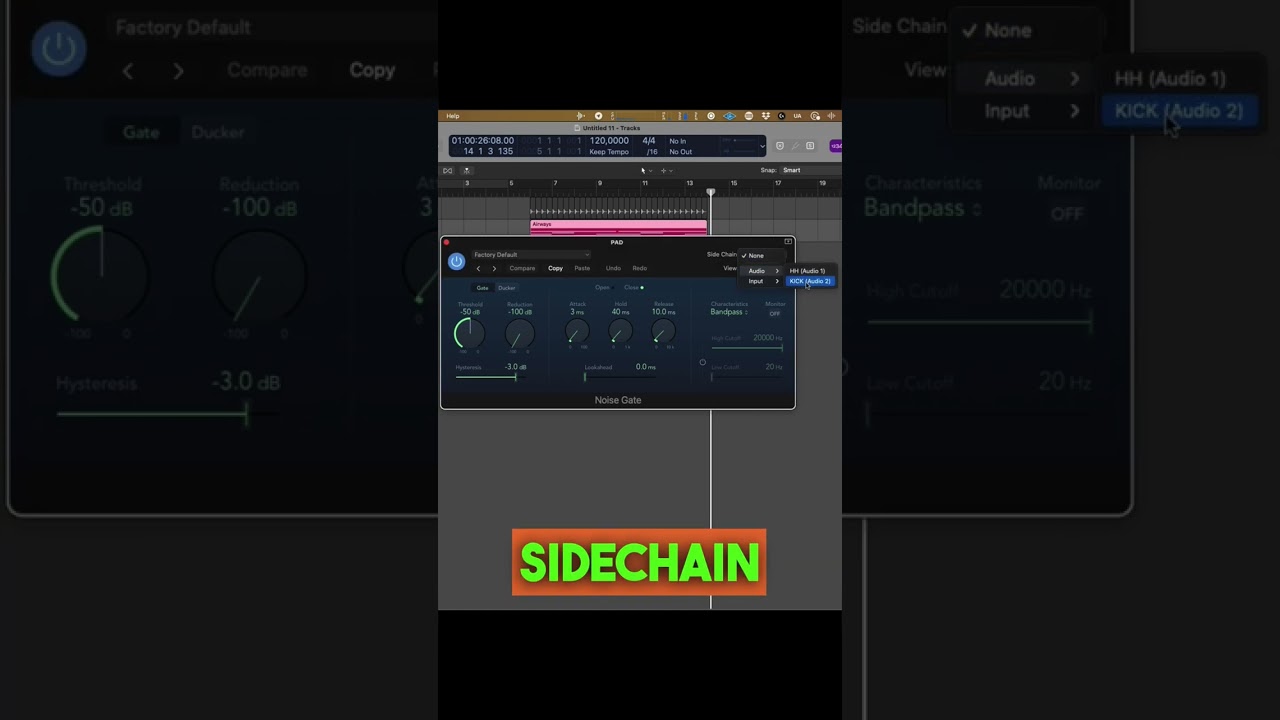 Logic Pro! Sidechain SUPER TRICK!!!
