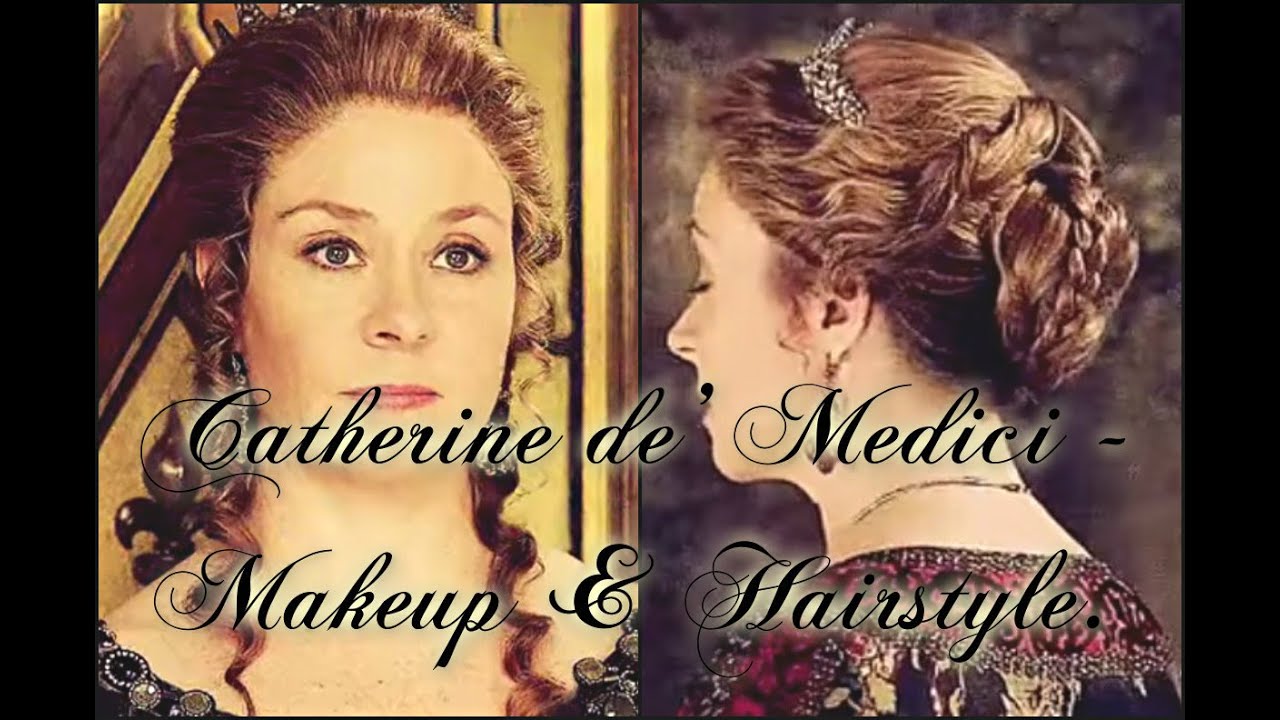 Catherine de' Medici Makeup & Hairstyle (maquiagem e penteado).