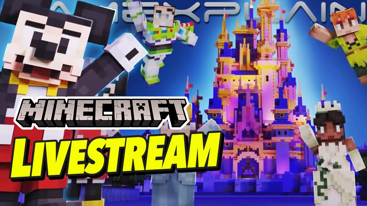 I'm Going to Disney World...in Minecraft! Walt Disney Magic Kingdom DLC (Switch)