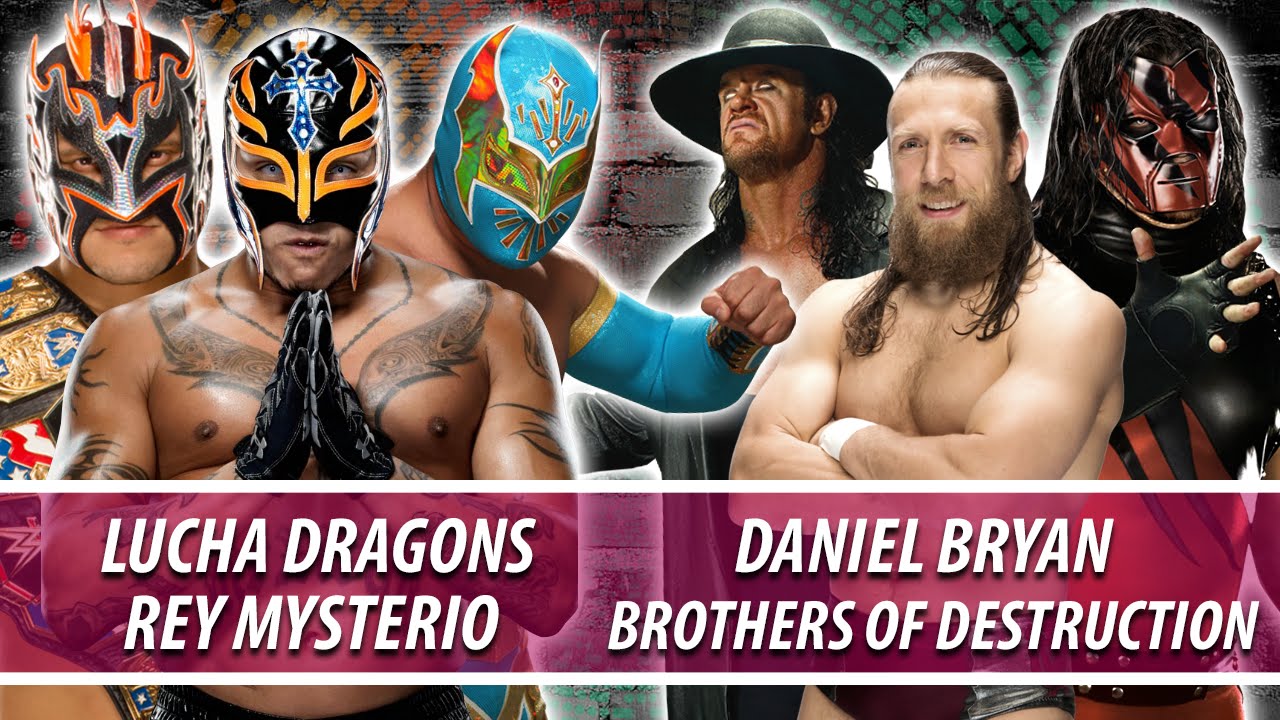 Rey Mysterio & Kalisto And Sin Cara VS The Undertaker & Kane And Daniel Bryan (WWE 2K16 PC Mods)