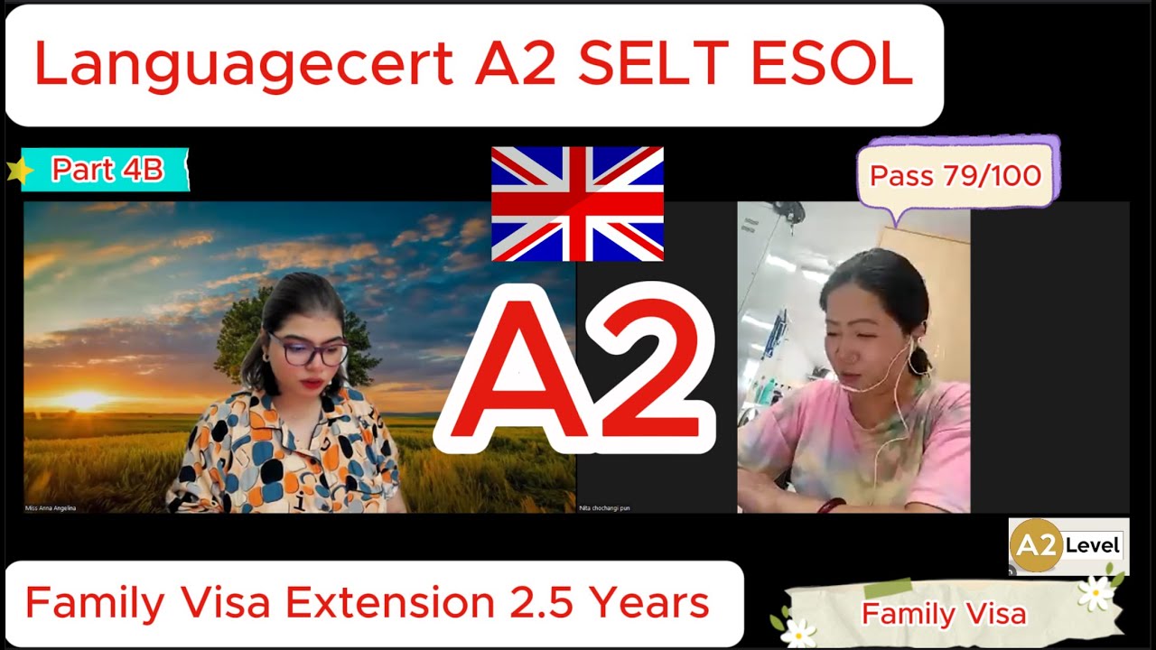 LanguageCert A2 SELT (Разговорная речь и аудирование) || Продление супружеской визы || Тест на ау...