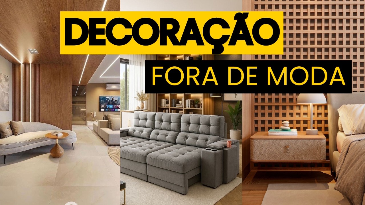 8 ERROS de DECORAÇÃO que deixam sua casa com cara de antiga (arquitetura e decoração)