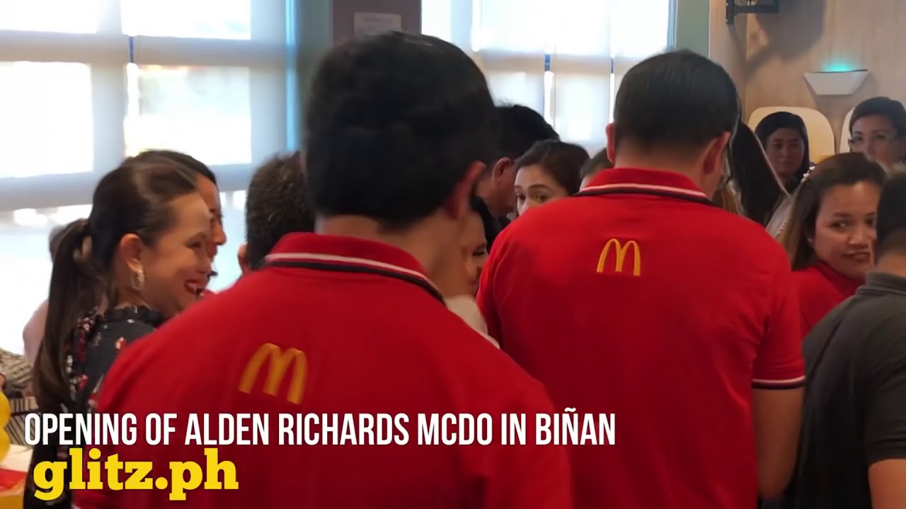 Кадры с открытия ресторана McDonald's, принадлежащего Олдену Ричардсу, в Биньяне, провинция Лагуна.