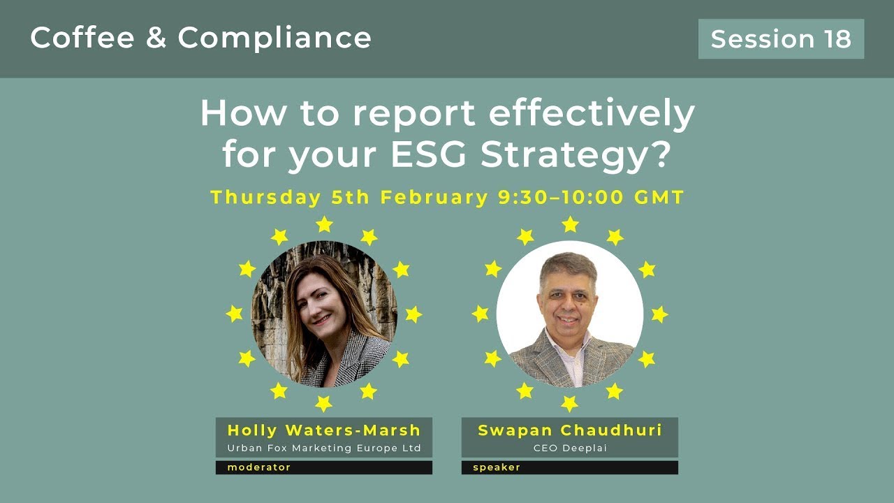 Coffee & Compliance (S18) - How to report effectively for your ESG Strategy?