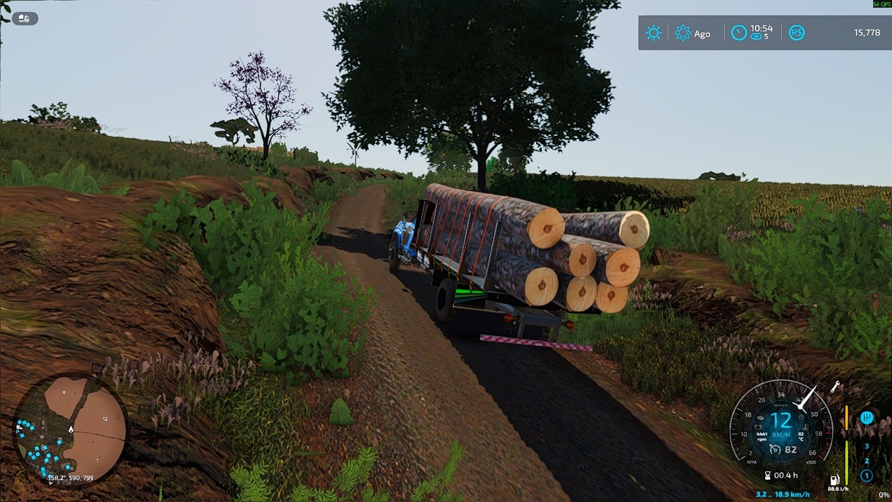 VENDENDO LENHA NA CARVOERIA FS22