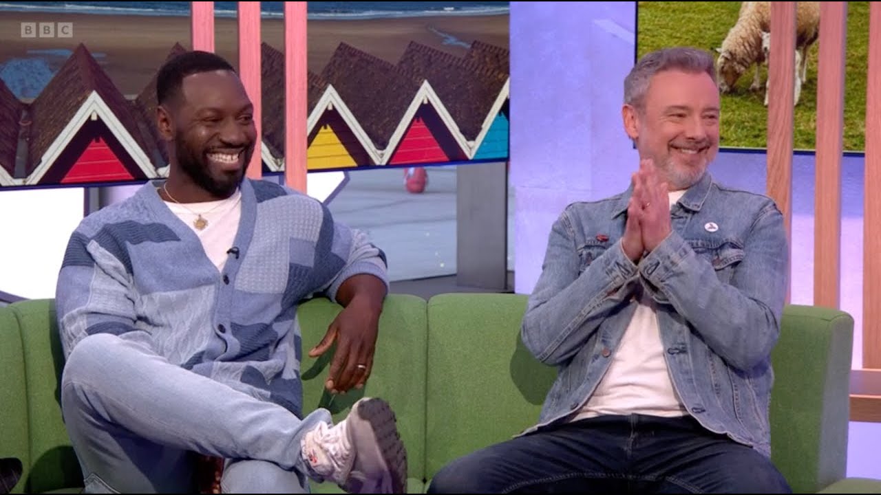John Simm and Richie Campbell on The One Show for Grace Series 5