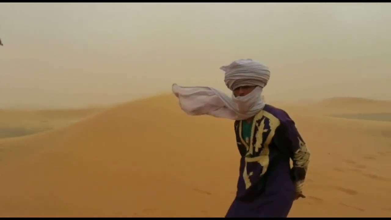 Sandstorm in Erg Chebbi, Morocco