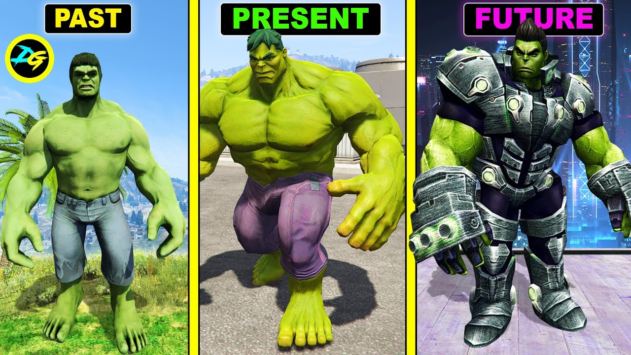 Surviving As HULK in EVERY TIMELINE OF LOS SANTOS  in GTA 5