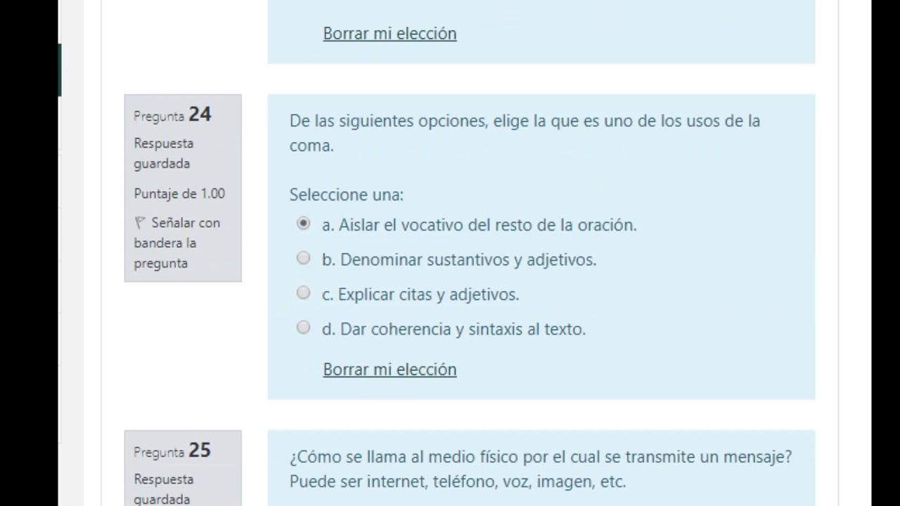 Examen UnADM 2020 Habilidades de Redacción y Comprensión Lectora