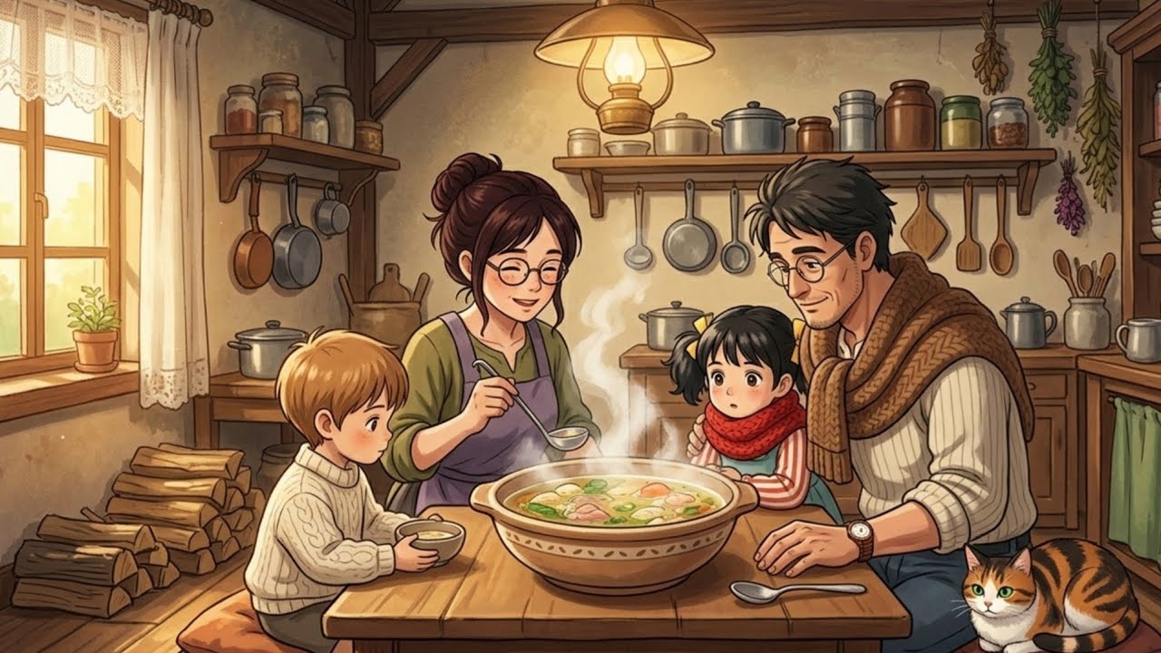 The Sweet Silence of a Rainy Afternoon | A Ghibli-Style Healing Journey 🌧️