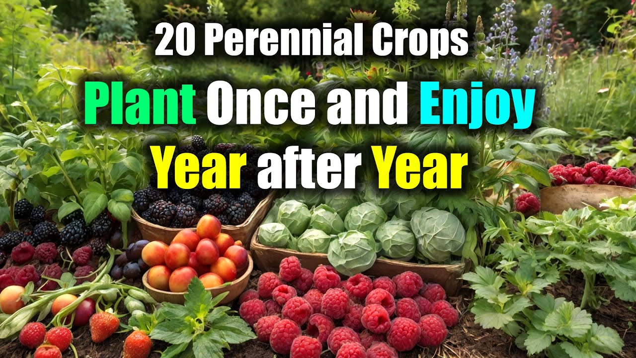 20 Perennial Crops to Plant Once and Enjoy Year after Year