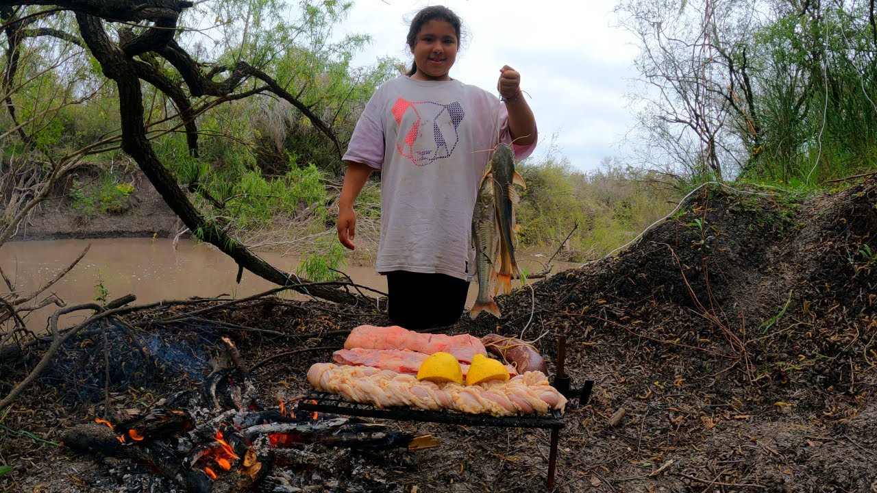 Encontramos el NIDO de BAGRES MONCHOLOS, PESCA Y COCINA, naturaleza y aventura por rio Lucas Norte