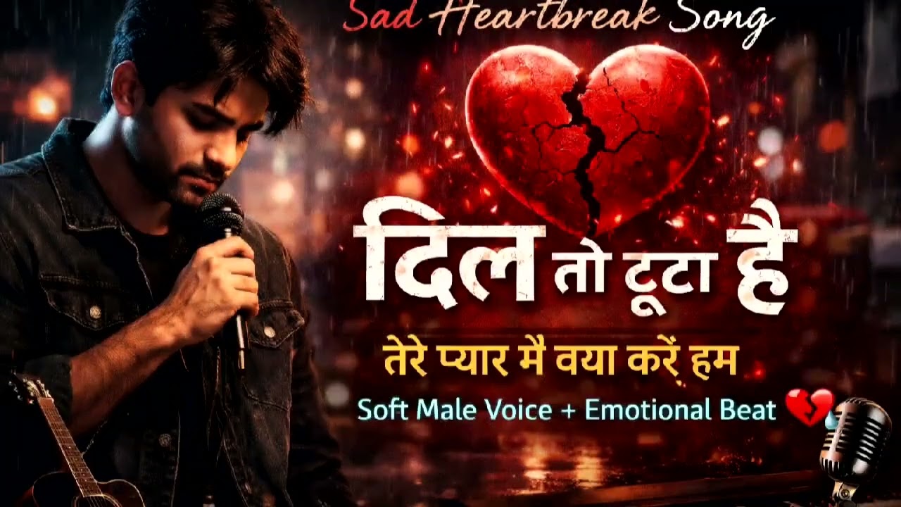 दिल तो टूटा है तेरे प्यार में 💔 | Sad Heartbreak Song | Emotional Hindi Love Song 2026