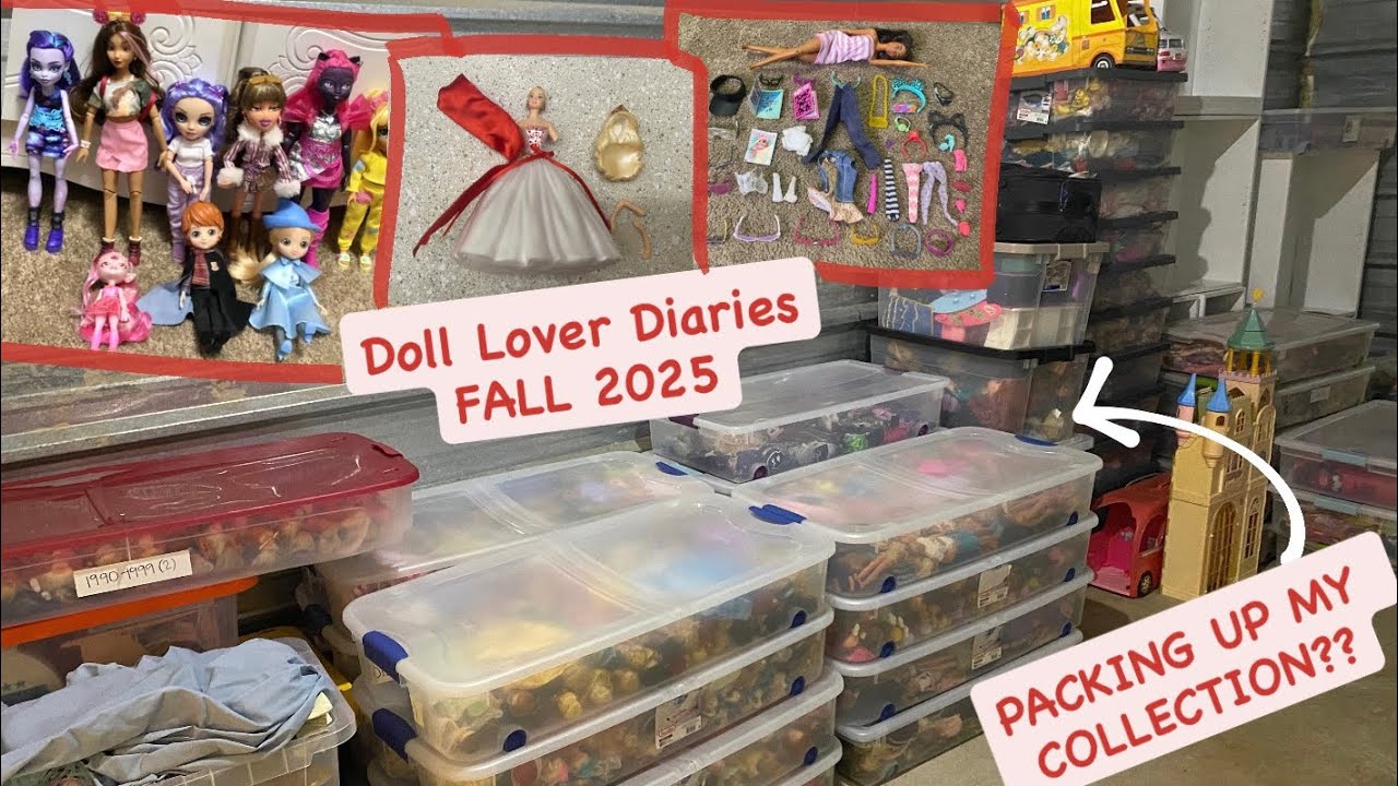 Doll Lover Diaries FALL 2025- PACKING UP MY ENTIRE COLLECTION??+ Makeovers, Rescues, Thrifts & MORE!