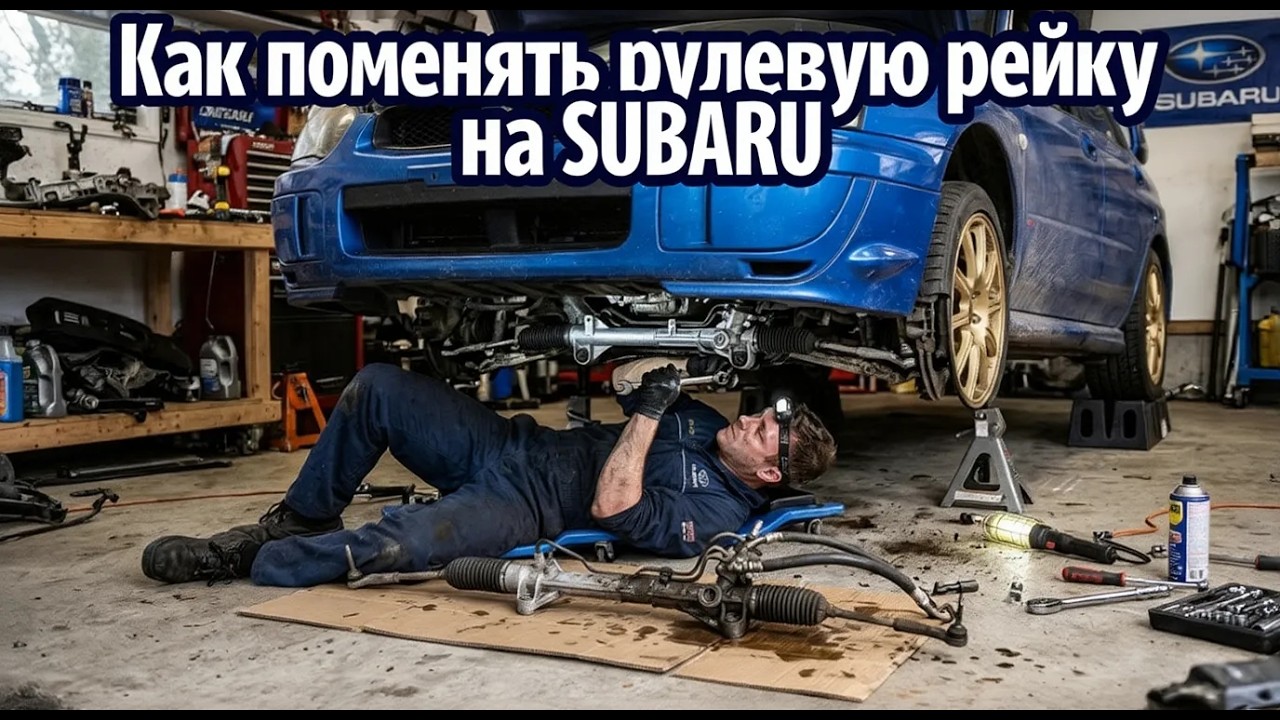 Subaru BL BP -  Замена рулевой рейки