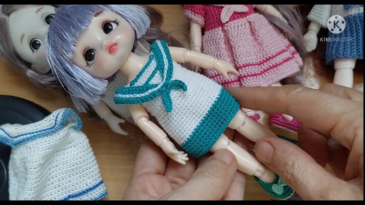 MÓC ÁO CỔ THỦY THỦ CHO BÚP BÊ 15 CM