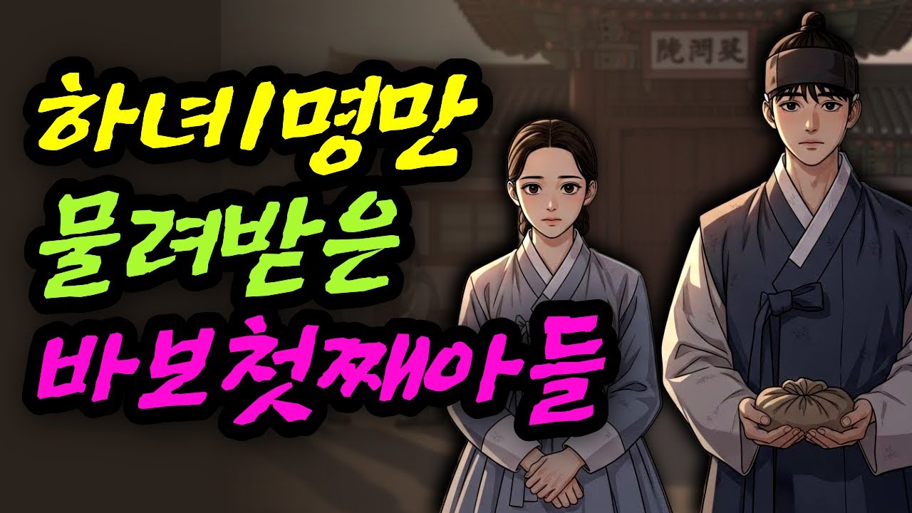 하녀 1명만 물려받은 바보 첫째 아들 야담 민담 전설 설화 사연 옛날이야기 오디오북