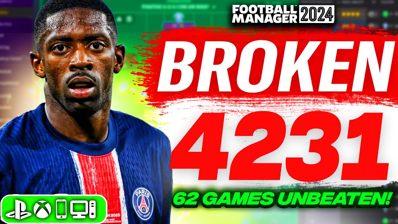 РЕКОРД 4231 FM24 Tactic остается непобедимой на протяжении 62 игр...