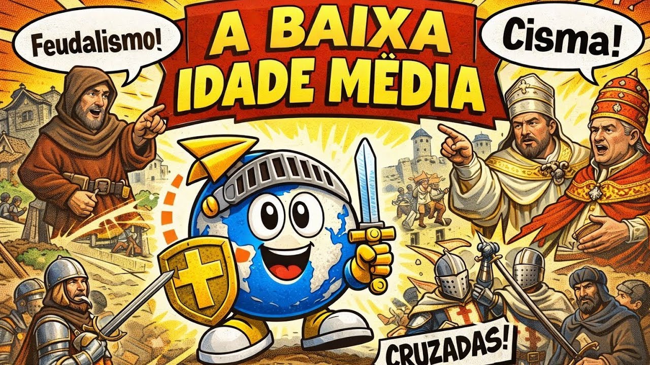 A Baixa Idade Média com a Geoludica.
