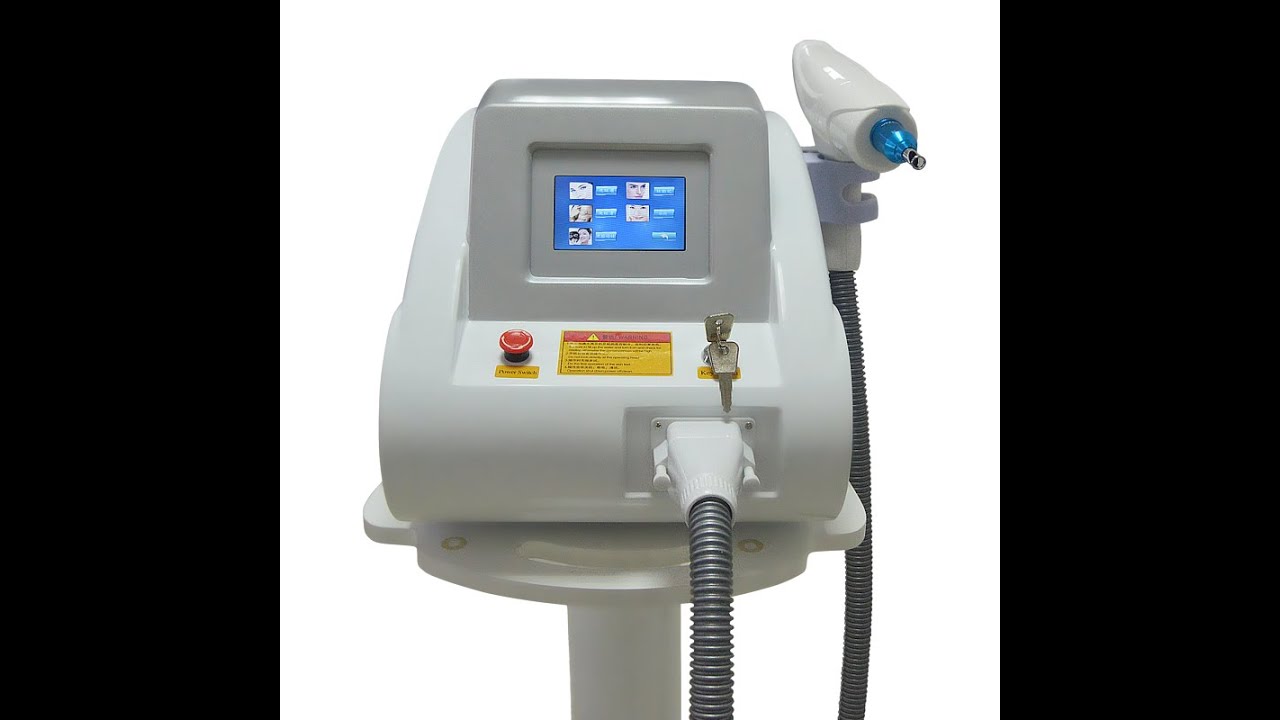 A0506 1320nm/532nm/1064nm ND YAG Laser Tattoo Removal Machine With Carbon Peel