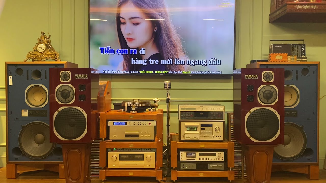 TEST HÁT KARAOKE TRÊN LOA YAMAHA NS1000 MONITOR