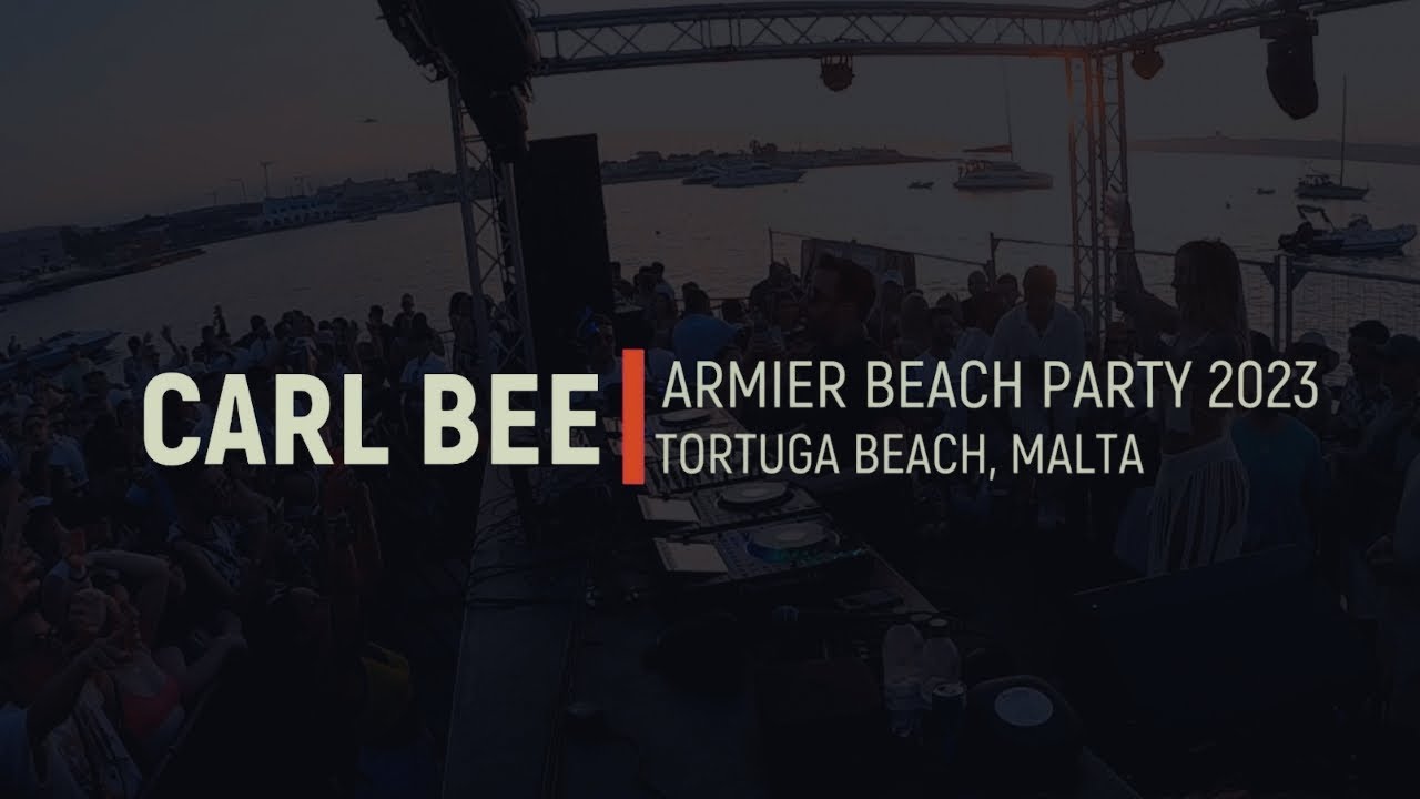CARL BEE Live at The Annual Armier Beach Party 2023, Tortuga Beach, Malta