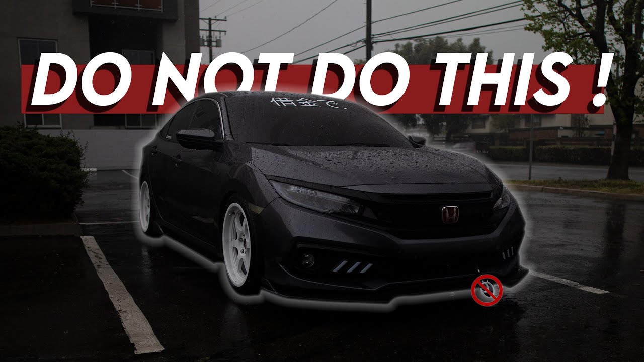 5 худших модификаций для вашего автомобиля | Honda Civic 10-го поколения