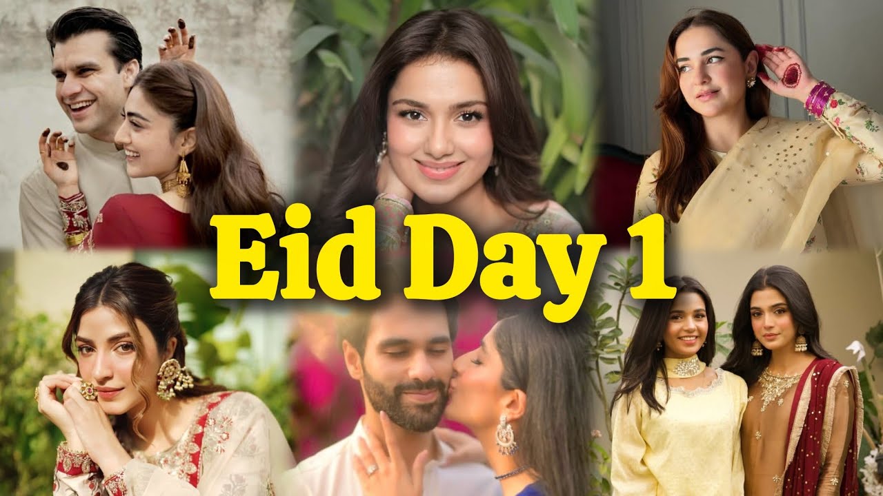 Celebrities on Eid Day 1 |Pakistani Actors on Eid 2026 |Eid Telefilms 2026|