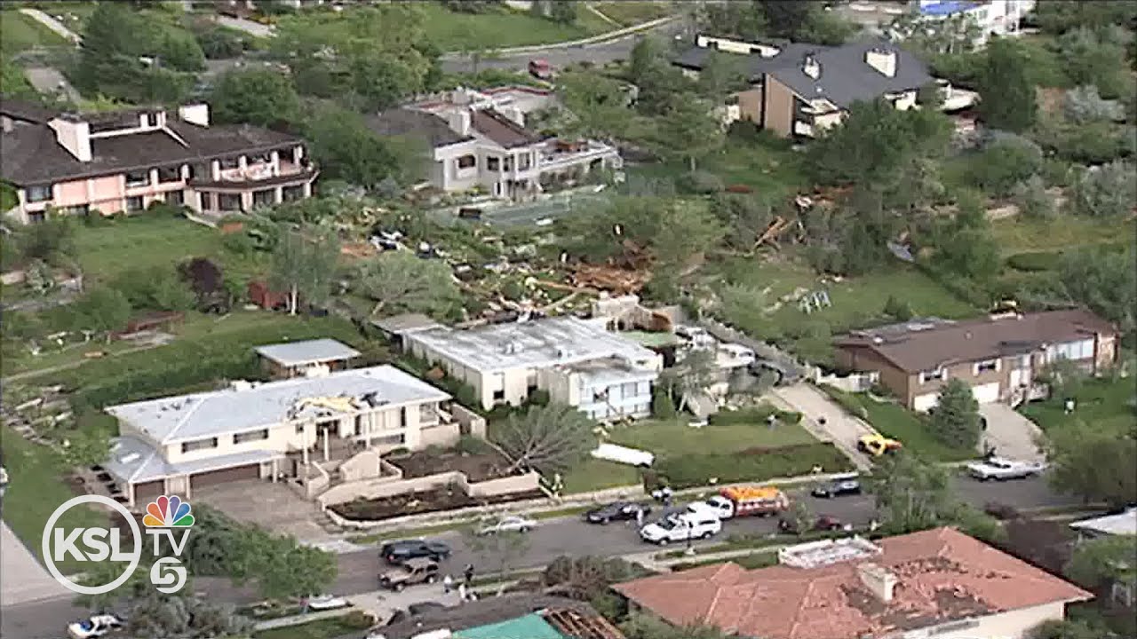 The KSL Archive: Salt Lake City begins to clean up after the 1999 tornado hits