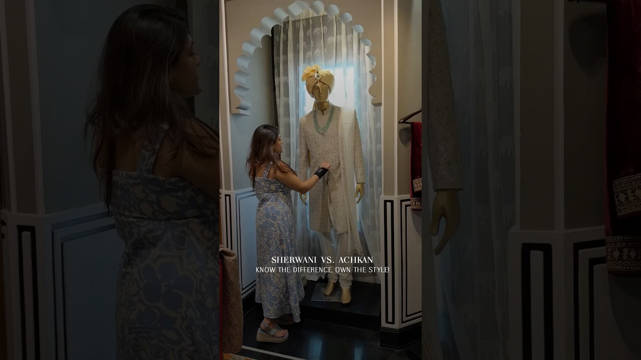 Achkan vs. Sherwani : Both exude elegance #stylbymeha #groomstylist #weddingstylist