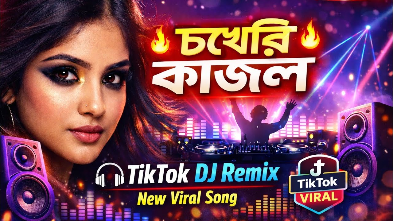 🎧চখেরি কাজল করে রাখিনি তোমায়🎚️বাংলা নিউ ডিজে গান একবার বাজিয়ে দেখুন 🎛️