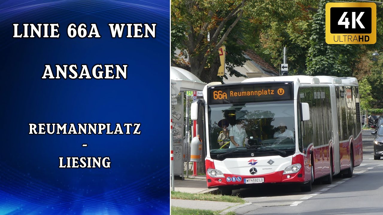 Linie 66A Wien Ansagen – Reumannplatz – Liesing | Wiener Grantler