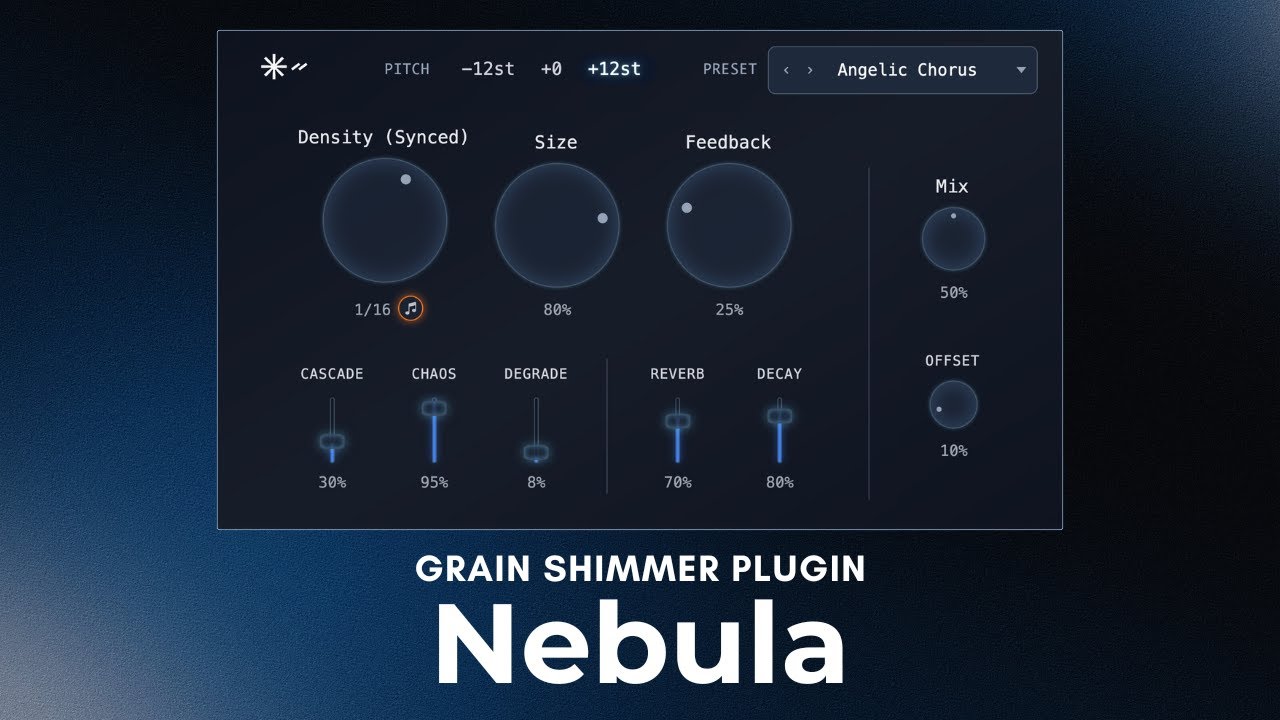 Nebula | Grain Delay and Shimmer Plugin