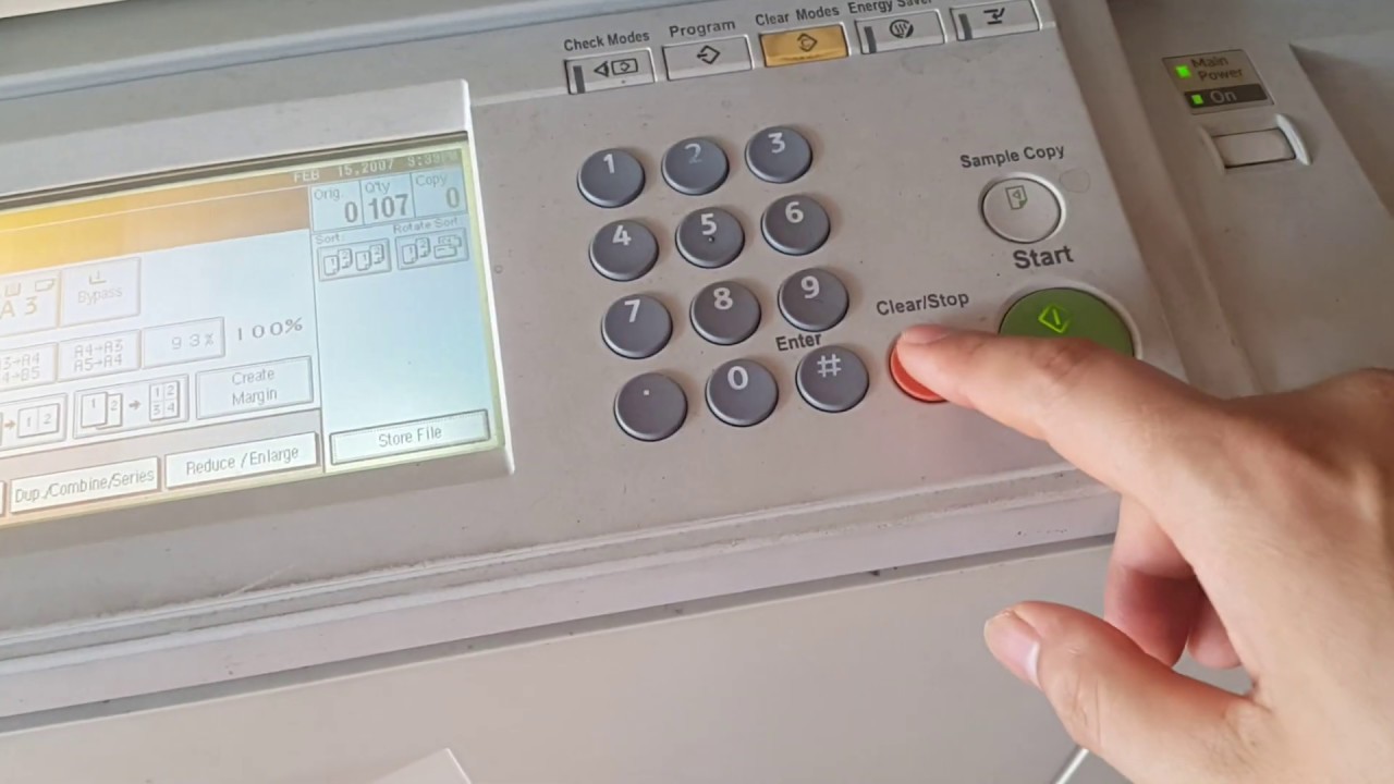 Xử Lý Lỗi SC542 Trên Máy Phô Tô Ricoh