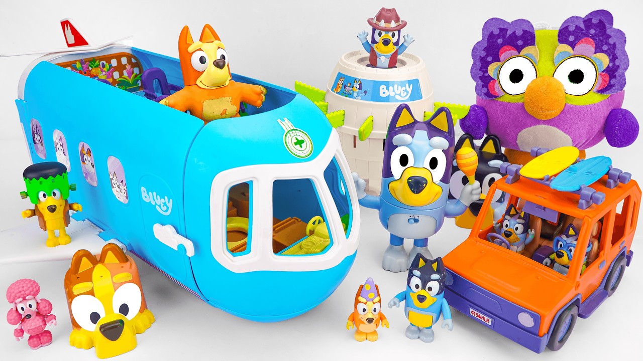 Bluey Toy Collection 💙 | 17 Minutes of Satisfying Bluey Toys Unboxing ASMR