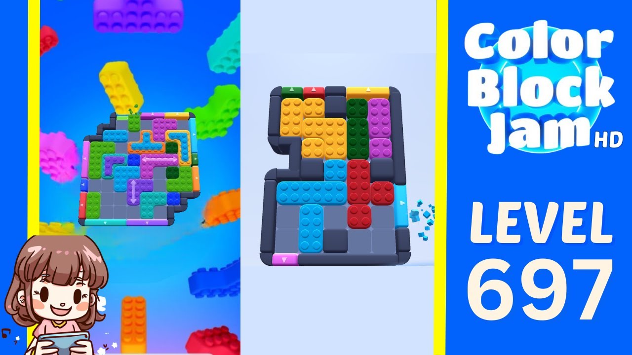 Color Block Jam Level 697 Solution Walkthrough
