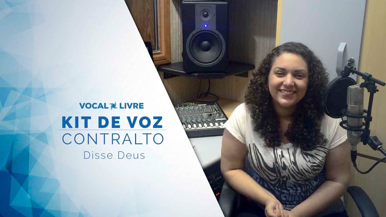 Kit de Voz - Disse Deus - Contralto