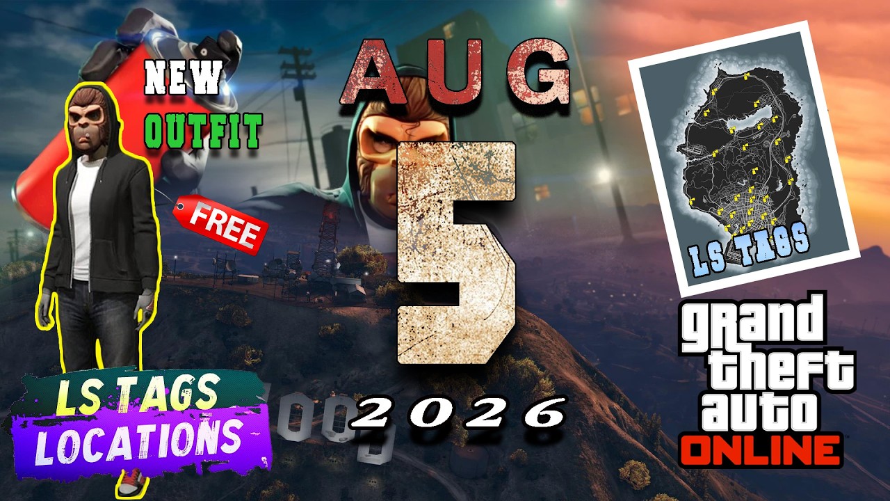 LS Tags Locations [August 5th] GTA Online 2026!!!