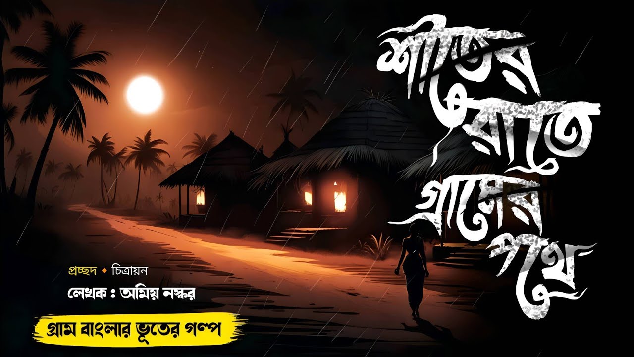 শীতের রাতে গ্রামের পথে [ অমিয় নস্কর ] খাঁটি গ্রাম বাংলার ভূতের গল্প #bengaliaudiostory