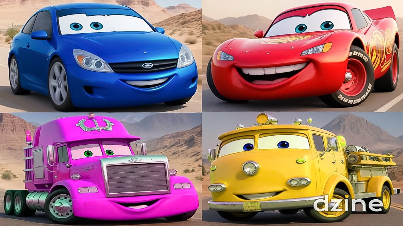 Pixar's: Cars On The Road | Mcqueen & Other Meets Car - Coffin Dance Song (COVER)