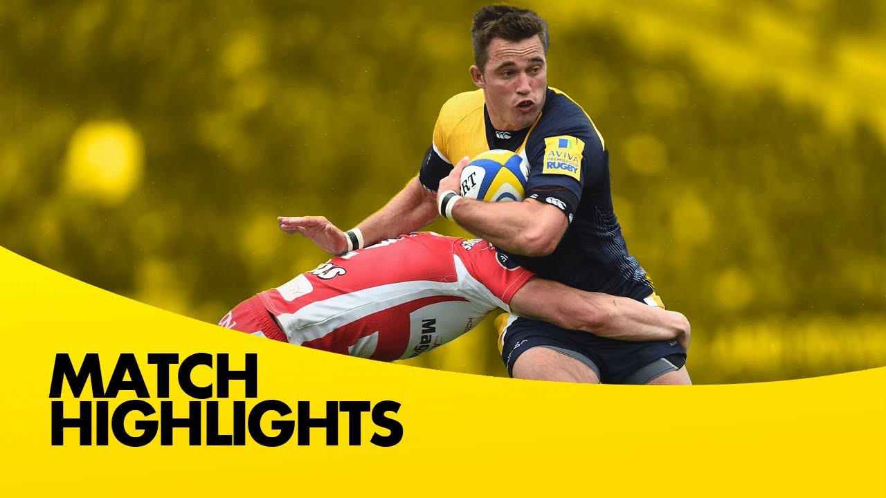 Worcester Warriors vs Gloucester Rugby - Aviva Premiership Rugby 2013/14