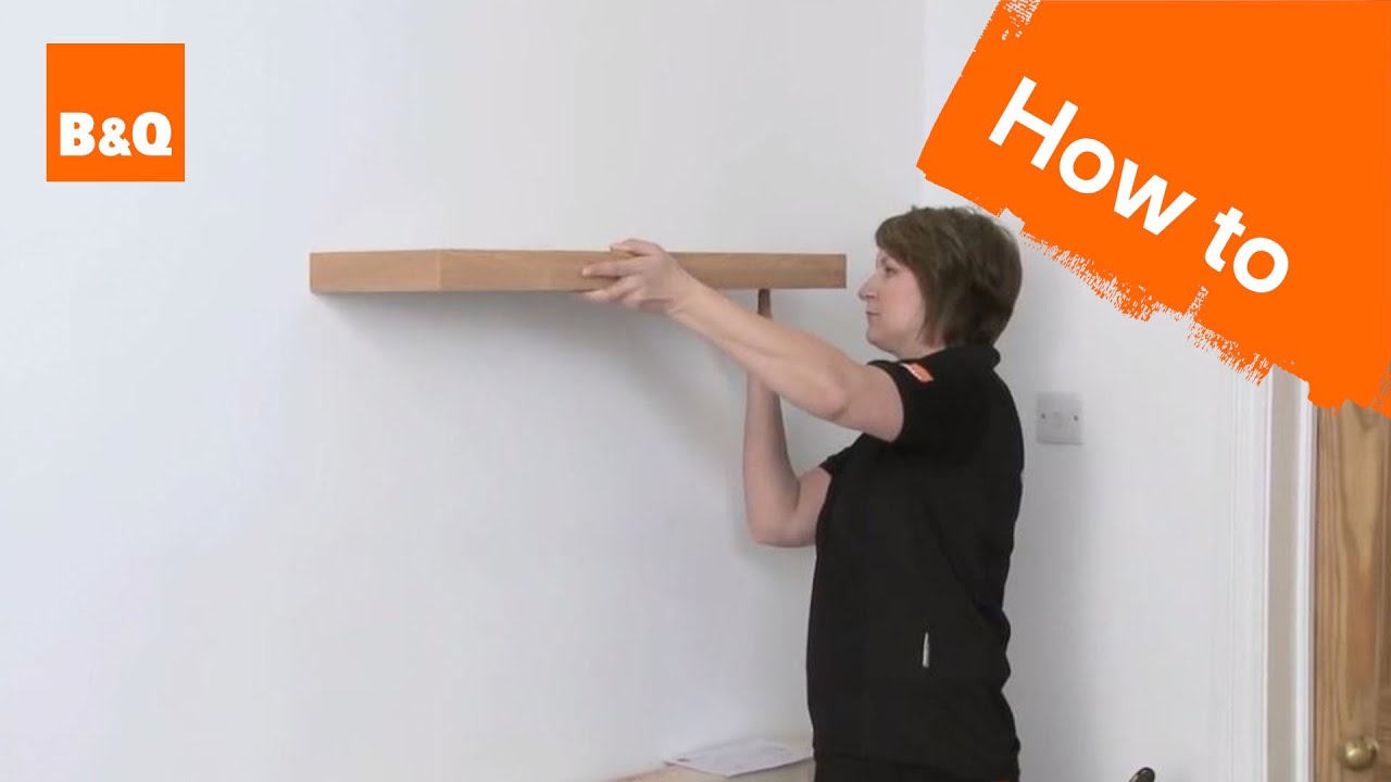 How to put up a floating shelf
