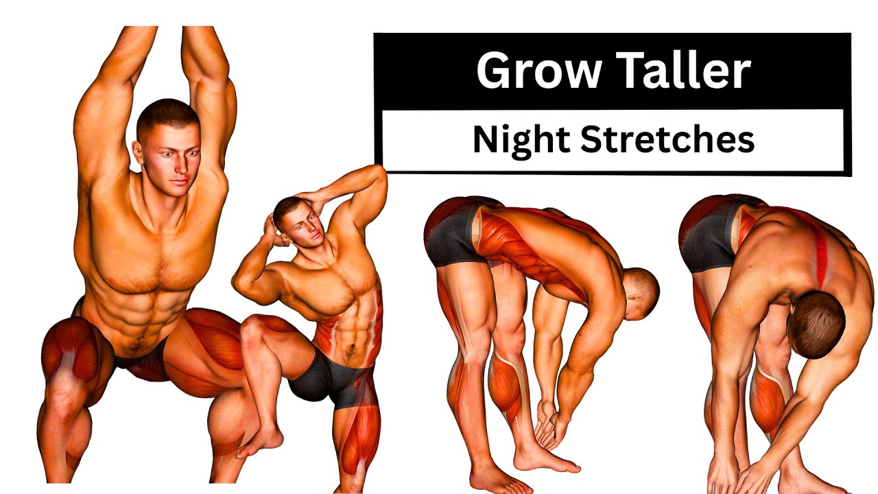 Grow Taller While You Sleep | Night Stretches to Improve Height Naturally